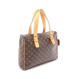 Louis Vuitton Multiplicite Monogram Handbag Canvas Leather Brown